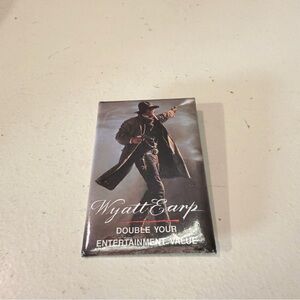 Vintage Wyatt Earp Movie Promo Pinback Button – Kevin Costner Western (1990s)